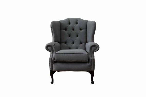 Gray EarsFotel Fotel Design Podkładka Sofa Kanapa Chesterfield Włókienniczy Nowość