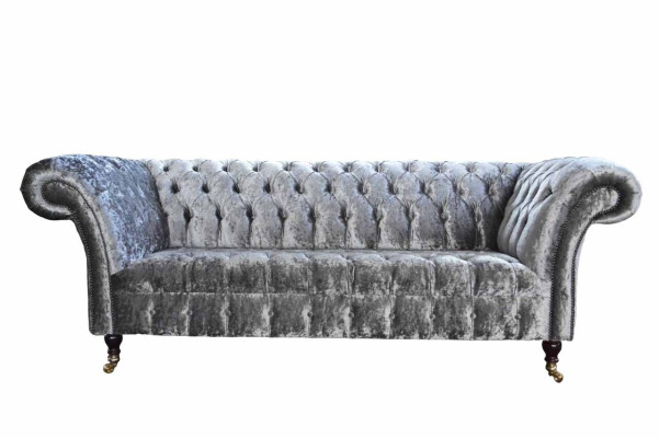 Design Chesterfield Sofa 3 miejsce do siedzenia Sofa Podkładka Sofy Salon Big XXL