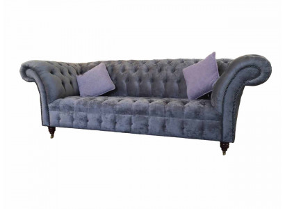 Sofa 3 Siedziba Chesterfield Siedziba Włókienniczy Materiał Couchen Sofa Podkładka Nowość