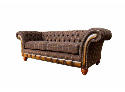 Chesterfield 3 miejsce do siedzenia Kanapa Podkładka Włókienniczy Kanapy Sofa do Salonu Nowość