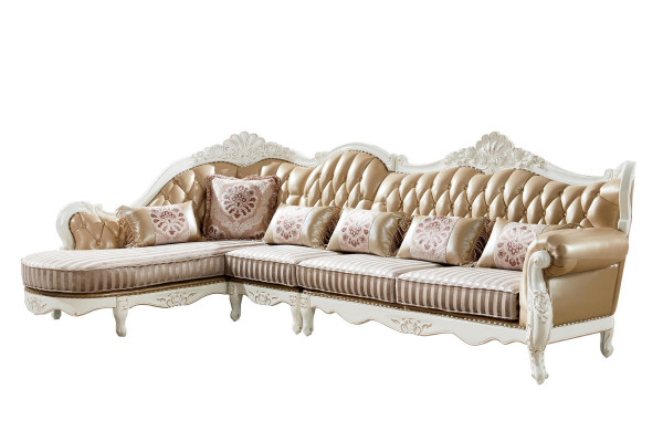 Narożnikowa kanapa Sofa Couch Podkładka Żywy krajobraz Skóra Narożnik Sofy L Shape Nowość