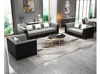 Zestaw sofowy 3 2 1 miejsce do siedzenia Zestaw Design Sofa Podkładka Kanapy Kanapa Modern