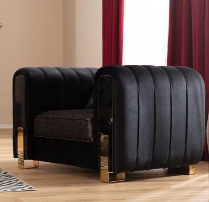 Luksusowy Zestaw Ustawić Zestaw sofowy 3+3+1 miejsce siedzące Sofa Sofy Fotel Materiał 3szt. zestawy