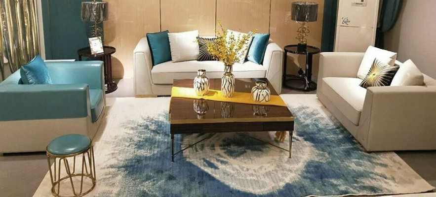 Zestaw sofowy 3+2+1 zestaw stolik kawowy designerskie sofy skórzana sofa kanapa Żywy krajobraz