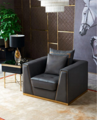 Designerskie meble do salonu Fotel jednoosobowa Podkładka sofa kanapa telewizyjna Nowość