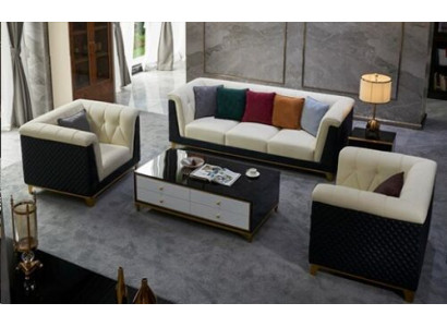 Zestaw sofowy Skóra Sofa Obcios Design Nowoczesna Sofa 3+2+1