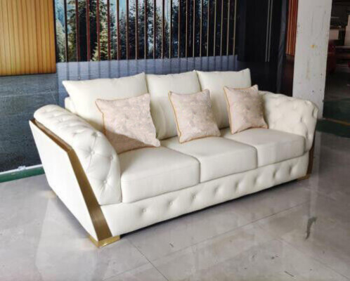 Sofa trzyosobowa Meble Meble Chesterfield Medusa Luksusowe meble