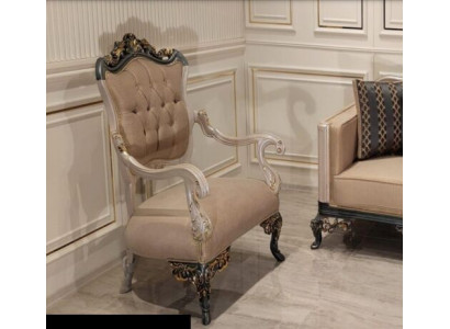 Fotel EarsFotel Design Podkładka Sofa Kanapa Włókienniczy Barokowy Pokój Dzienny Materiał Siedziba