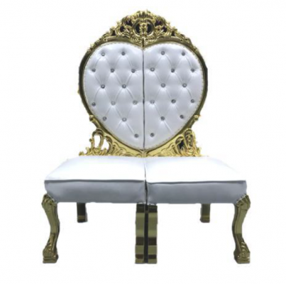 Chesterfield Throne Fotel Royal Podkładka Aksamit Love Heart Antyk Style Krzesła