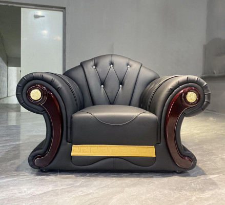 Luksusowa kanapa jednoosobowa Fotel Chesterfield Meble Meble Sofa 1 osobowa