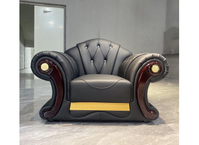 Luksusowa kanapa jednoosobowa Fotel Chesterfield Meble Meble Sofa 1 osobowa