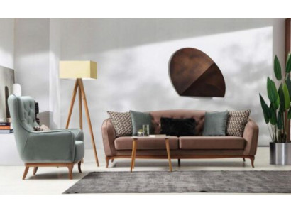 Ustawić zestaw sofowy Luksusowa Sofa 4+1 Siedziba Grupa Living Room Material Design Meble