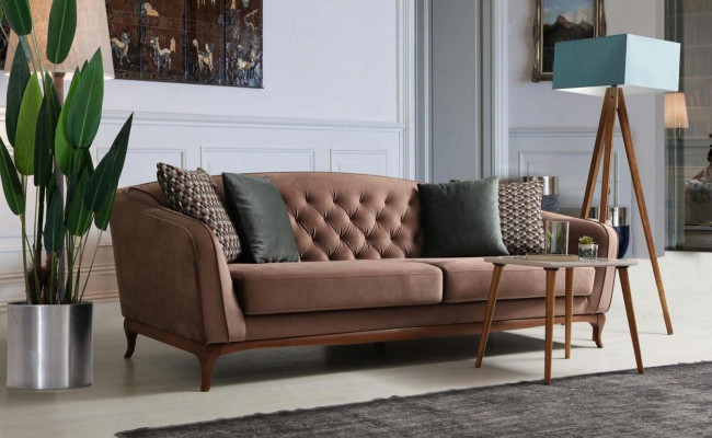 Ustawić zestaw sofowy Luksusowa Sofa 4+1 Siedziba Grupa Living Room Material Design Meble
