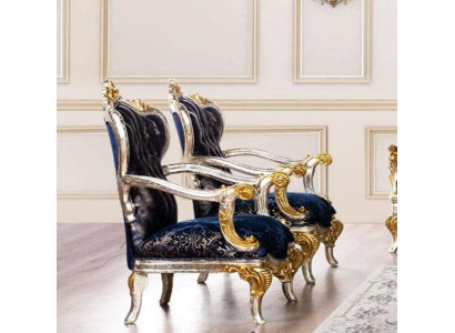 Fotel EarsFotel Design Podkładka Sofa Kanapa Barokowa Siedziba Style 1 miejsce siedzące Włókienniczy