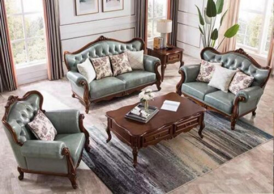 Zestaw sofowy 3+2+1 Siedziba Chesterfield Meble Salon Włókienniczy Sofa