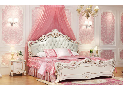 Chesterfield Couch Royal Łóżko Podwójne łóżko Sypialnia Meble 3-częściowe