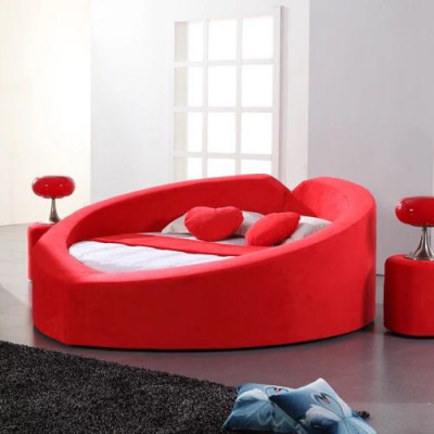 Designerskie łóżko w kształcie serca miesiąc miodowy Łóżko luksusowa rama łóżka Łóżko burdel