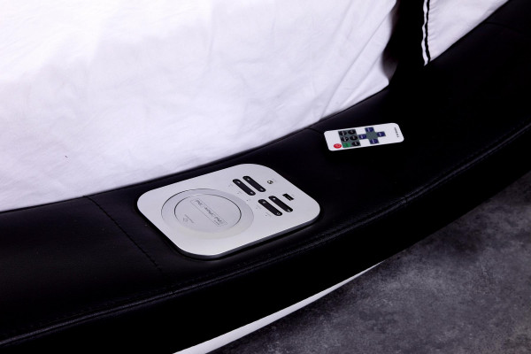 Łóżko Design łóżko Digital USB Luxury Sypialnia Meble Skóra Double