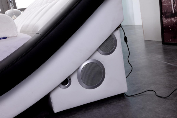 Łóżko Design Digital USB bed Luxury Sypialnia Meble Skóra Double