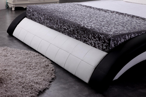 Łóżko Design Digital USB bed Luxury Sypialnia Meble Skóra Double