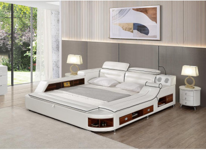 Design Skóra łóżka Hotel Double Zgłoszenie Masażu Łóżko wielofunkcyjne