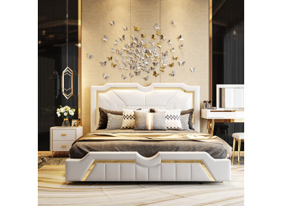 Design Łóżko Podkładka luksusowe podwójne łóżko hotelowe małżeńskie 180x200cm sen
