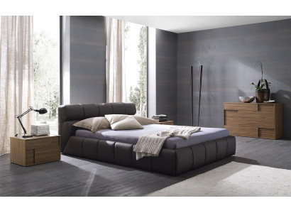 łóżko Sleep Pokój Skóra 180x200cm Nowe Łóżko Podkładka Design Luxury