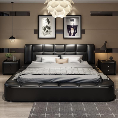 Luxur Łóżko tapicerowane design bed Włókienniczy łóżka Podwójne łóżko Łóżko małżeńskie design
