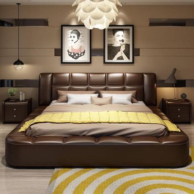 Luxur Łóżko tapicerowane design bed Włókienniczy łóżka Podwójne łóżko Łóżko małżeńskie design