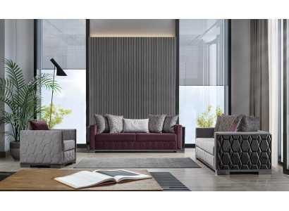 Luksusowy zestaw sofowy 3+3+1 miejsce do siedzenia Grupa Sofa miejsce do siedzenia Sofy do salonu