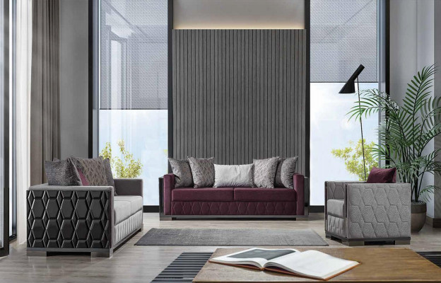 Luksusowy zestaw sofowy 3+3+1 miejsce do siedzenia Grupa Sofa miejsce do siedzenia Sofy do salonu