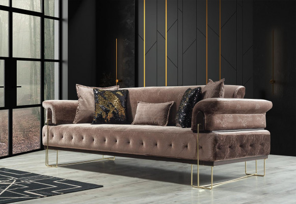 Zestaw sofowy Sofa Ustawić Sofy Fotel 3+3+1osobowa Materiał Nowoczesny