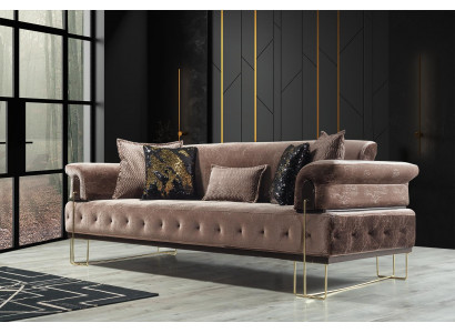 Zestaw sofowy Sofa Ustawić Sofy Fotel 3+3+1osobowa Materiał Nowoczesny