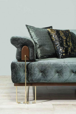 Zestaw sofowy Sofa Ustawić Sofy Fotel 3+3+1osobowa Materiał Nowoczesny