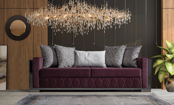 Luksusowy zestaw sofowy 3+3+1 miejsce do siedzenia Grupa Sofa miejsce do siedzenia Sofy do salonu