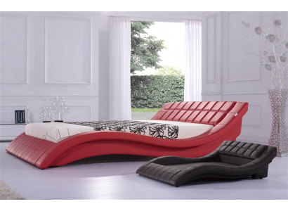 Double Marriage Łóżko XXL Skóra Rama Nowe Podwójne łóżko Designer Podkładka