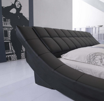 łóżko podwójne małżeństwo sen Pokój luksusowe designerskie Łóżko 180x200 Skóra Hotel