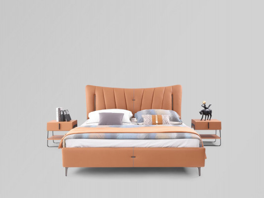 Podwójne łóżko podwójne łóżko designerskie NOWOŚĆ 180x200cm Designerskie łóżko tapicerowane