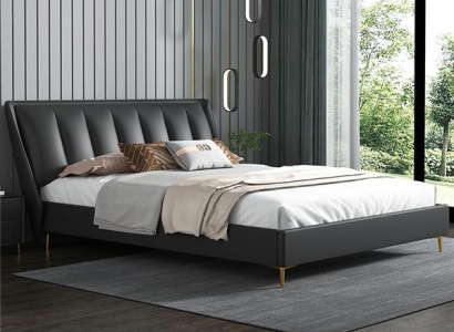 łóżko Włókienniczy Hotel Luxury Podkładka Siedziba Materiał Włochy Designer Łóżko Sypialnia