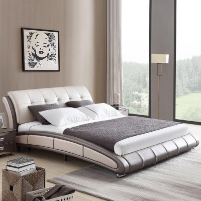 Design Skóra Łóżko Podkładka Podwójne łóżka hotelowe Sleep Pokój Małżeństwo 180x200 cm