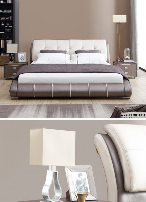 Design Skóra Łóżko Podkładka Podwójne łóżka hotelowe Sleep Pokój Małżeństwo 180x200 cm