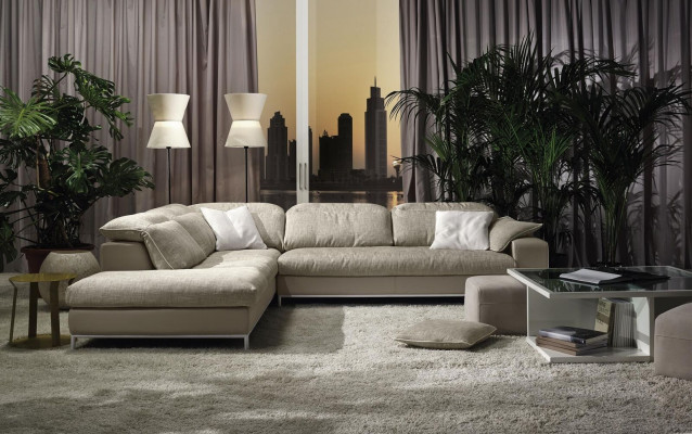 Design Narożnikowa kanapa L-Shape Nowoczesne Sofy Włókienniczy Kanapa Salon Nowoczesna Sofa Nowość