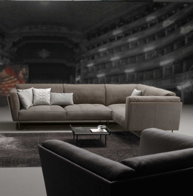 Materiał Narożnikowa kanapa Sofa w kształcie litery L Podkładka Włókiennicza luksusowe kanapy