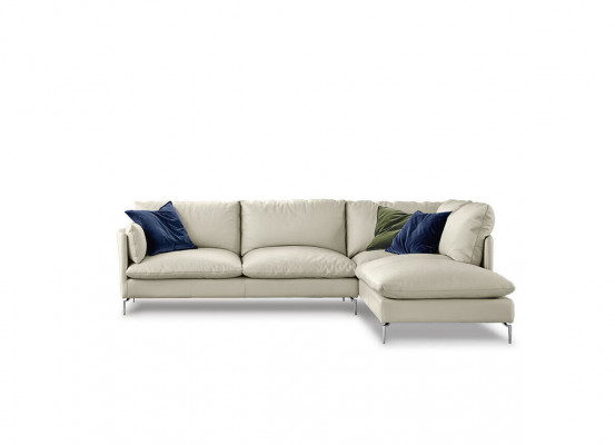 Narożnikowa kanapa L form Skóra luksusowa designerska sofa Podkładka kanapa kanapy Meble nowe