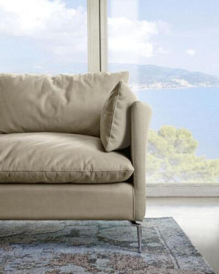 Narożnikowa kanapa L form Skóra luksusowa designerska sofa Podkładka kanapa kanapy Meble nowe