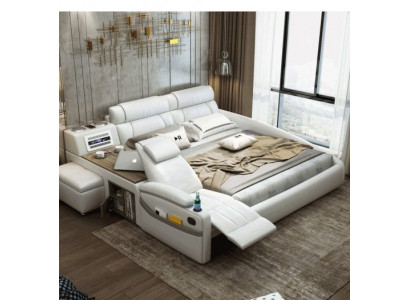 Design Łóżko XXL Duże łóżko Skóra Hotelowa Podkładka 180x200cm wielofunkcyjna