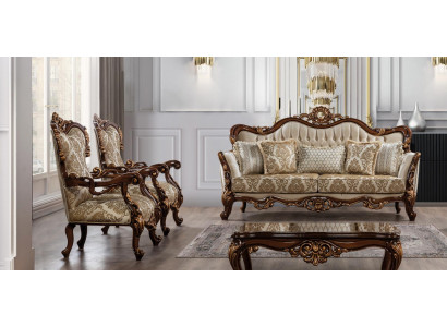 Zestaw kanapowy 3+1 miejsce do siedzenia Sofa Sofy Kanapa Materiał Ustawić Grupa Zestaw Salon