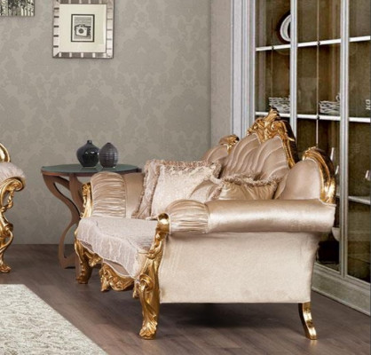 Siedziba sofa trzyosobowa 3 miejsce do siedzenia sofa sofy kanapy styl materiałowy barok rokoko meble