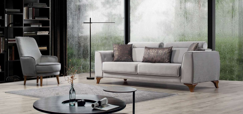 Zestaw wypoczynkowy Kanapa 3+1 Siedziba Ustawić Design Sofy Sofa Barokowa Podkładka Fotel