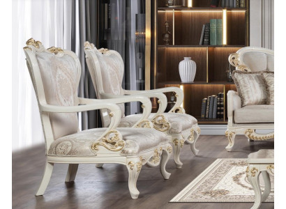EarsFotel Fotel Design Podkładka Barokowa Sofa Kanapa Włókienniczy Siedziba Living Room Style